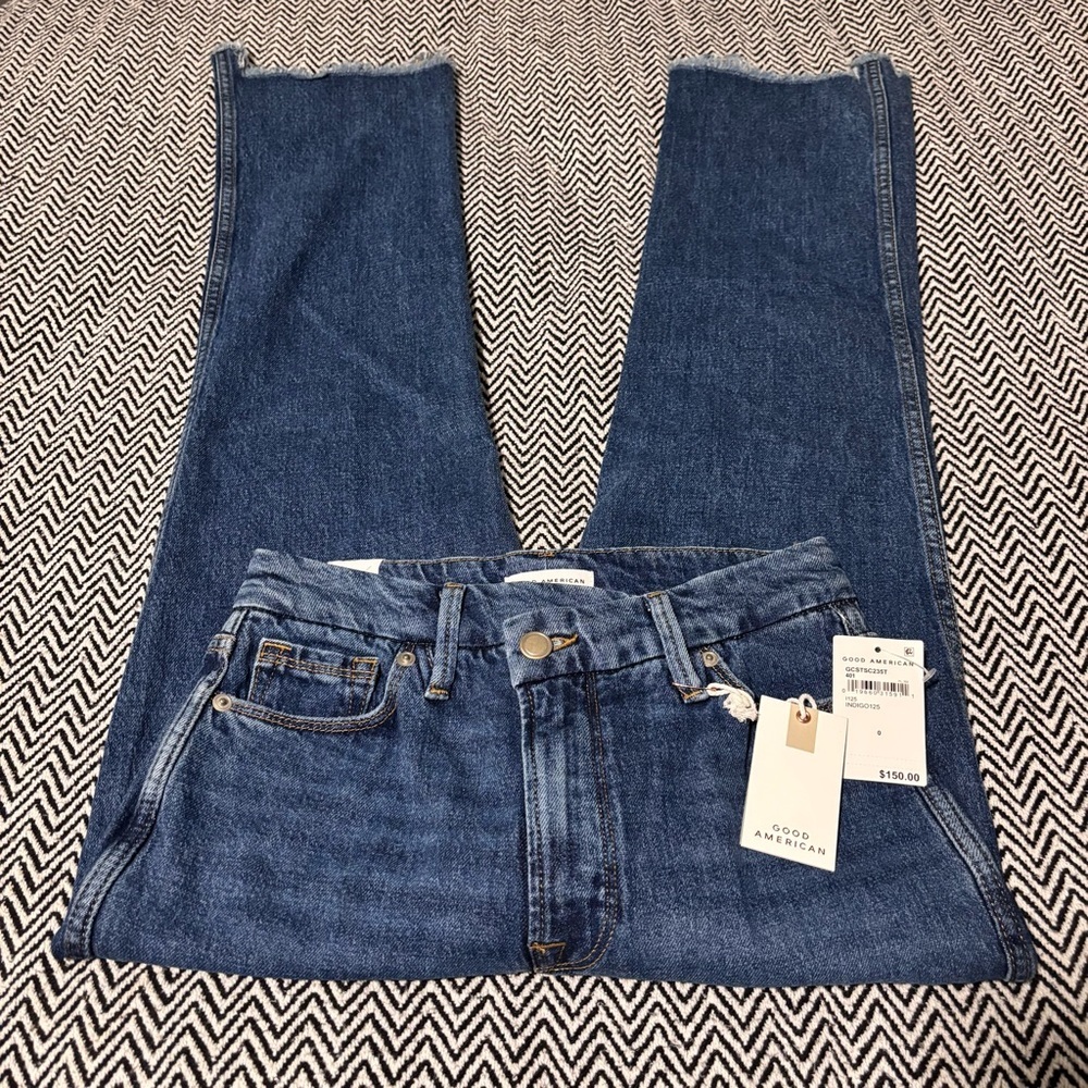 Good American Good Curve Straight | Sz 25 | Straight Leg